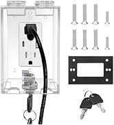 GROWORD Outdoor Outlet Cover Box,Weatherproof Outlet Cover,Waterproof Electrical Box Outdoor,2 Ou...