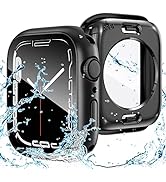Goton 2 in 1 Waterproof Case for Apple Watch Series 8 & Series 7 45mm Screen Protector, 360 Prote...