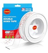 VUBOJO Double Sided Tape Heavy Duty - Dustproof & Easy-Peel Liner- Nano Double Sided Adhesive Tap...