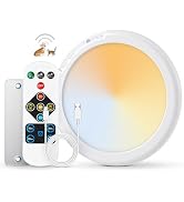 Combuh 5.9" Rechargeable Ceiling Light for Closet Wireless Pet Friendly Sensor Lights, 30 Days Ba...