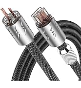 Viborg VP1501 C19 High Fidelity Power Cable, 20A IEC Hi-End Shielding Audio Power Cord, US AC Mai...