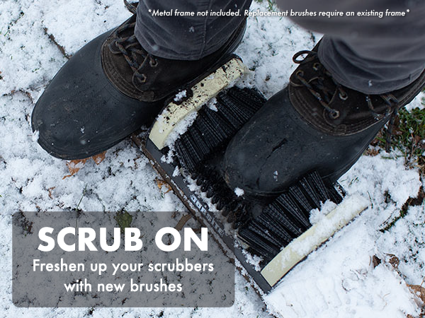 Scrub on. Freshen up your scrubbers with new brushes.