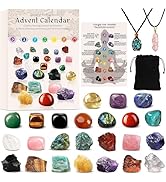 Naler Advent Calendar 2025-21 Healing Stones and Crystals - Christmas Countdown with Crystals and...