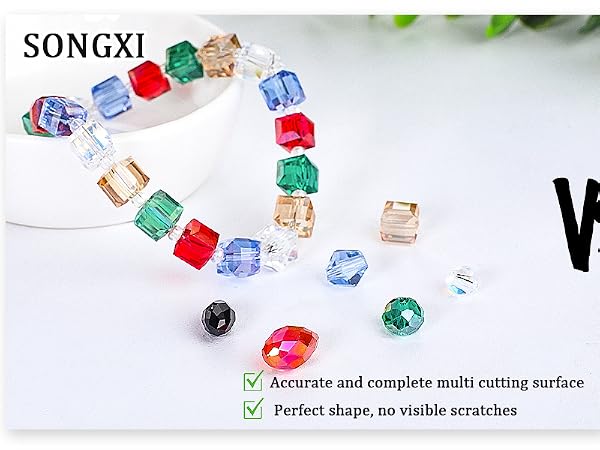 Accurate and complete glass beads