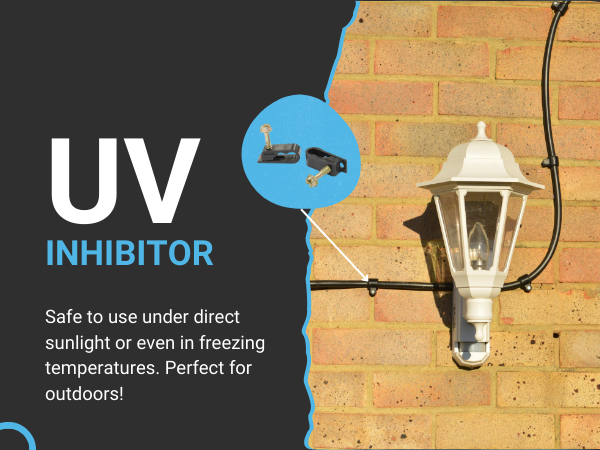 Safe to use under direct sunlight or in freezing temperatures with UV inhibitor