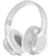 Rockpapa E8 Wireless Over Ear Headset with Deep Bass, Bluetooth and Wired Foldable Headphones Bui...