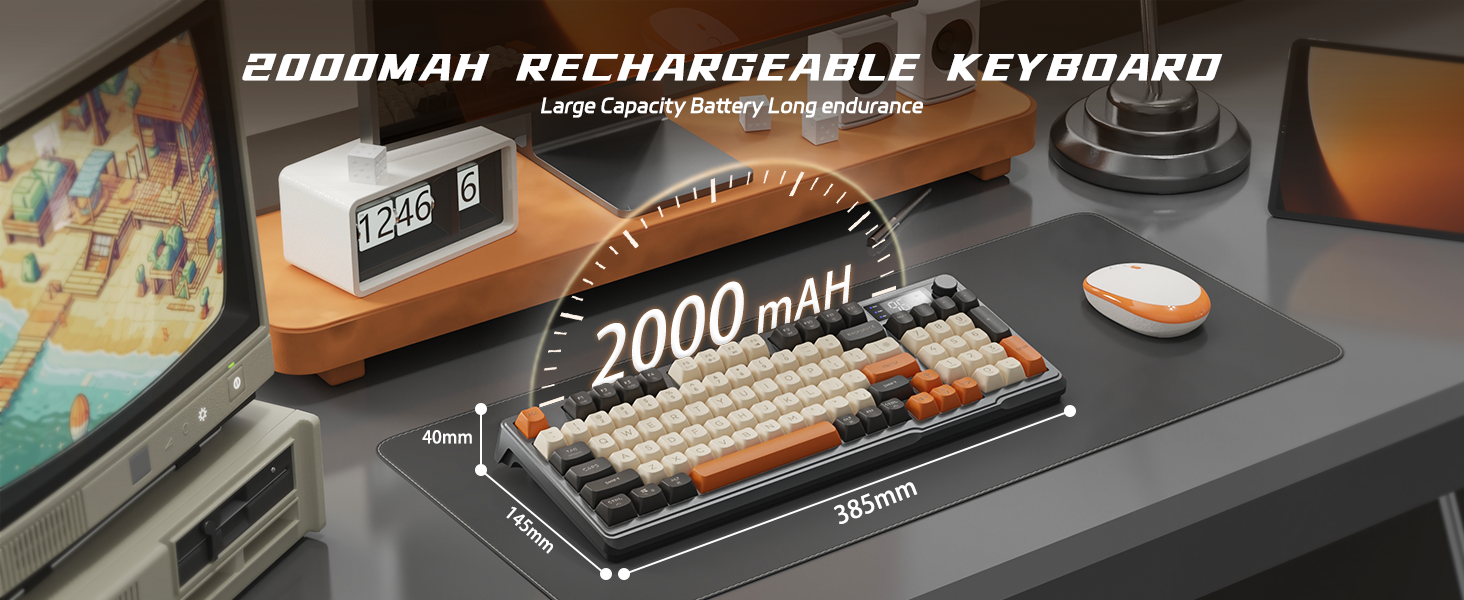 T96 Wireless Gaming Keyboard and Mouse