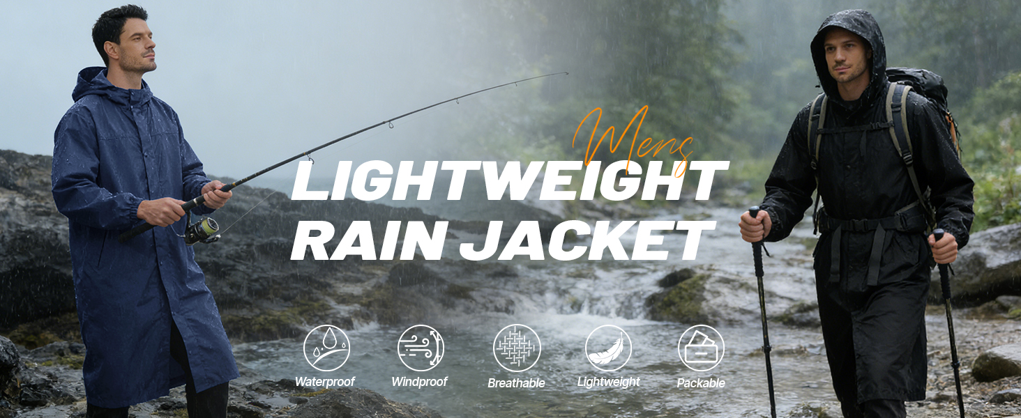mens rain jacket