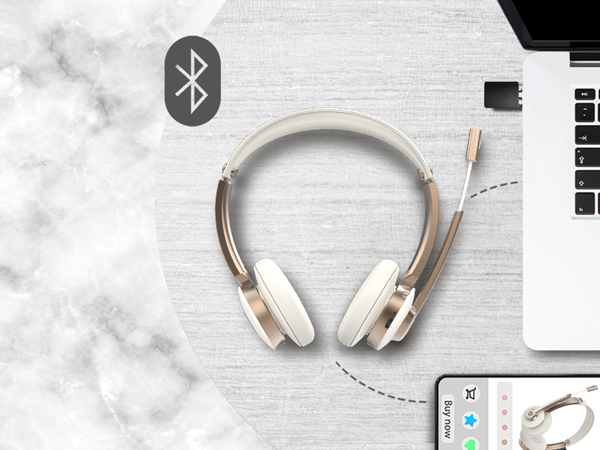 Headset with mic