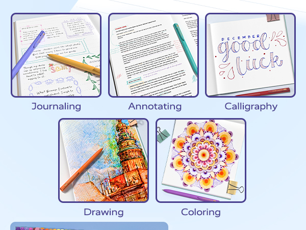 colored pens