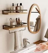 bathroom shelves