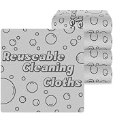 Jeymei 4pcs Damp Clean Duster Towel Magic Resuable Sponge Cleaning Cloths for Kitchen Car Wet Cle...