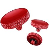 K&F CONCEPT Camera Shutter Button 3 PCS Red Quick Release Button Compatible with Fuji X-T5 X-T4 X...