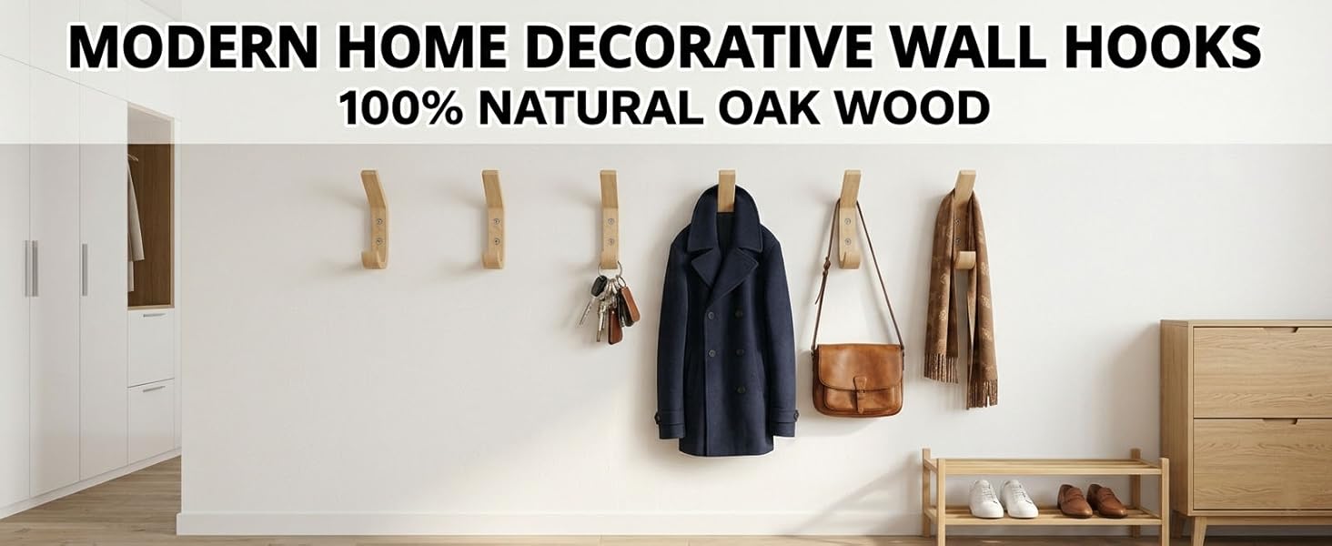 DECORATIVE WALL HOOKS