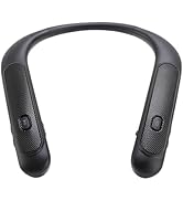 Yoidesu Neckband Bluetooth Speaker, Neck Wireless Wearable Speaker with Built in Mic, 12H Playtim...