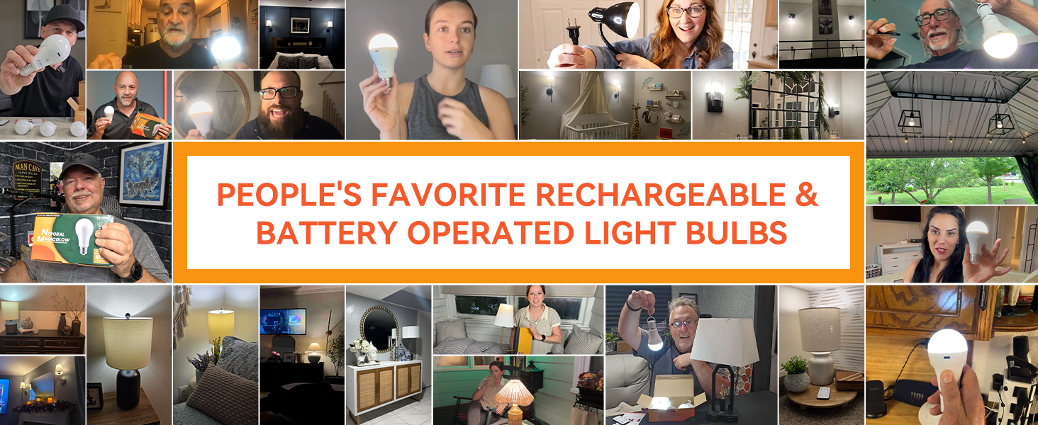 rechargeable light bulbs with remote battery backup light bulb for home power failure