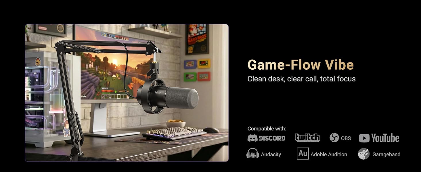 fifine xlr gaming microphone