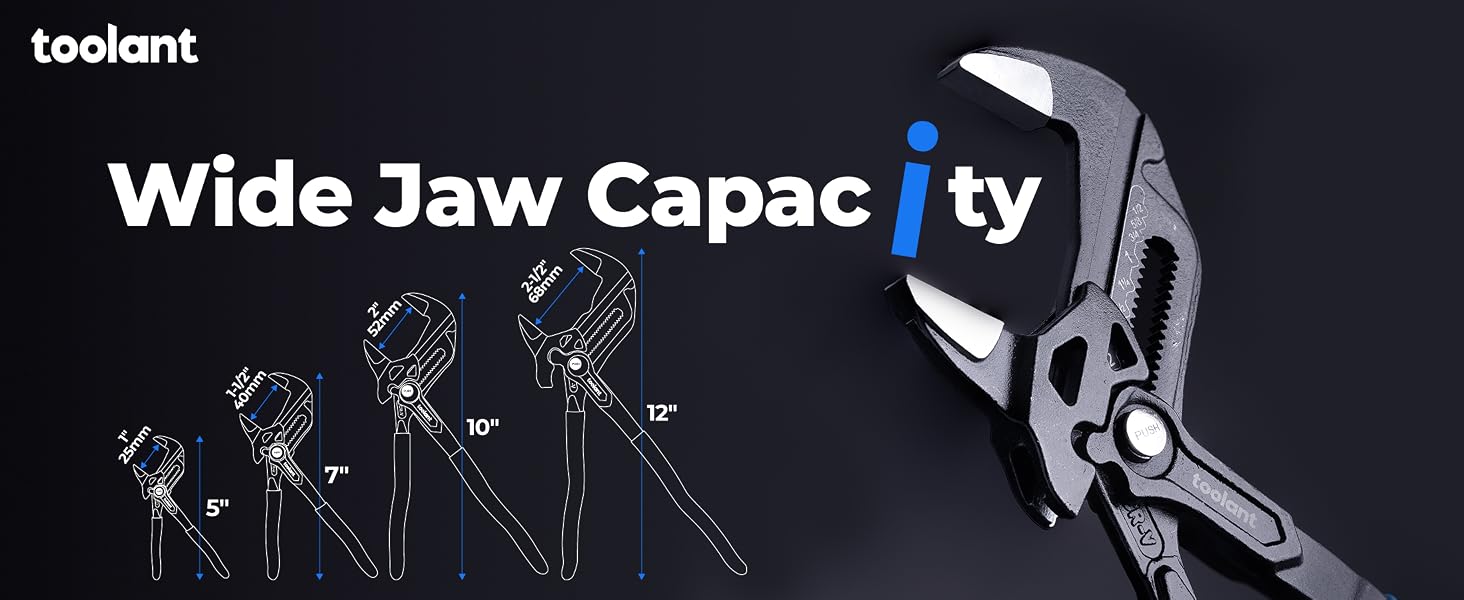 Wide Jaw Range