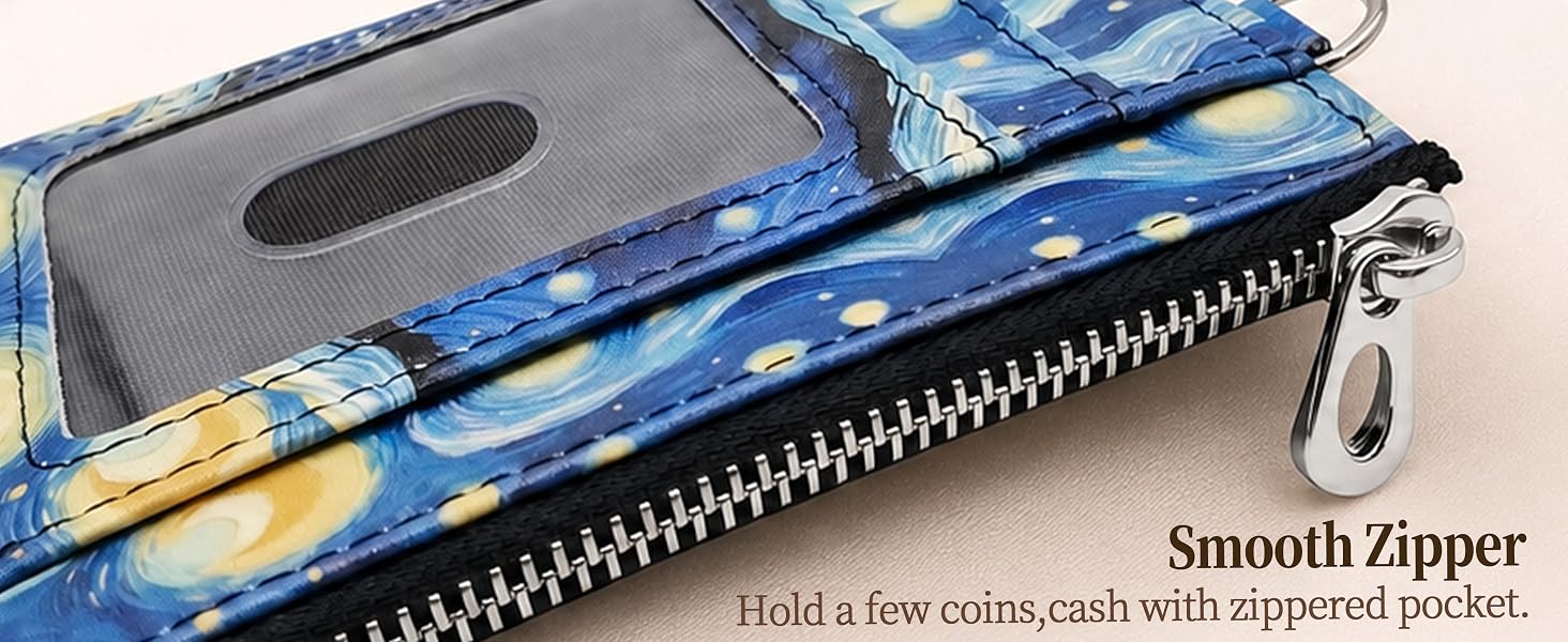 Smooth Zipper Pocket