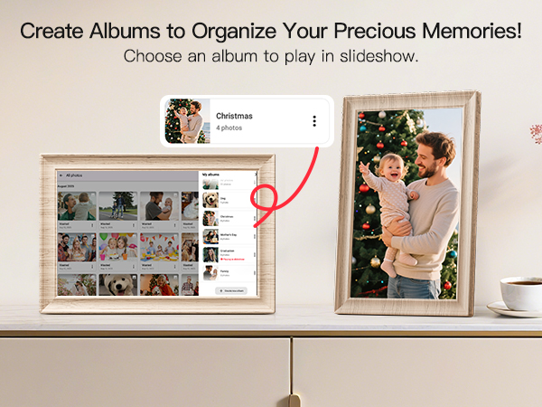 frameo digital frame wifi picture photo video share moment from phone