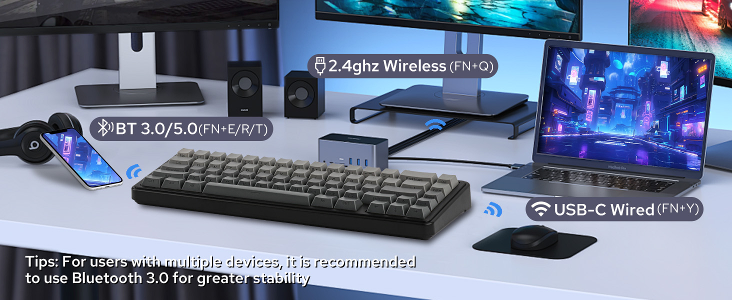 wireless creamy keyboard