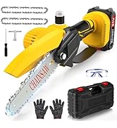 Cordless Mini Chainsaw for Dewalt 20V MAX Battery Powered (NO Battery), Electric Cordless Hand Ch...