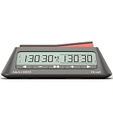 A&A Chess Clock, Digital Chess Timer with 36 Tournament Modes, Stylish Minimalist Design with Roc...
