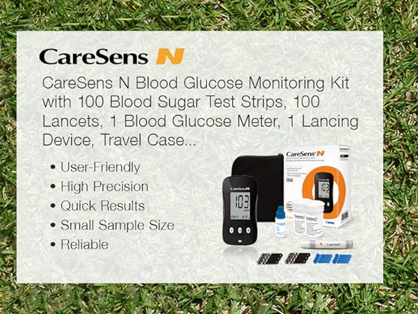 CareSens N Blood Glucose Monitoring System Blood Sugar Meter Diabetes