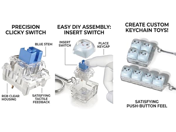 Dust-Proof Blue Switch
