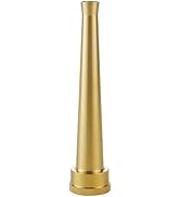 Brass Water Hose Nozzle-6 Inch, 3/4 Inch Thread Inlet Garden Hose Nozzle Sprayer, Heavy-Duty Wate...