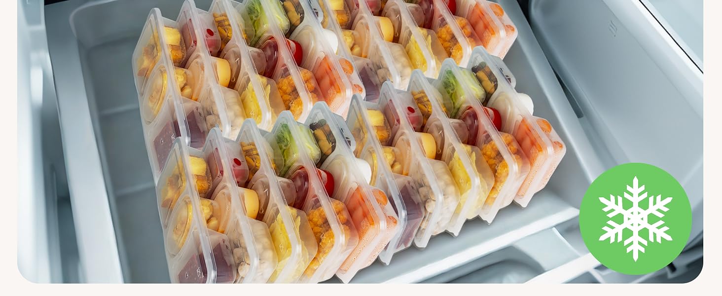 Reusable Snack Containers with Lids
