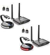 Wireless HDMI Transmitter and Receiver, TIMBOOTECH 5G HDMI Wireless kit 100FT/30M Streaming Video...
