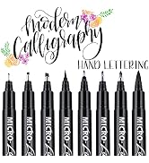 Dyvicl Hand Lettering Pens, Calligraphy Brush Pens Art Markers for Beginners Writing, Sketching, ...
