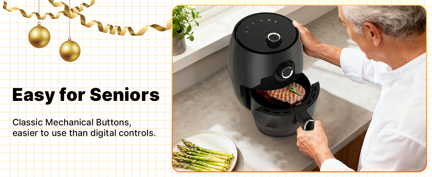 small air fryer small airfryer mini air fryer oven compact air fryer 2 people air fryer basket black