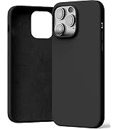 Goliton Compatible with iPhone 14 pro max case, Ultra-Thin, Shockproof, 6.7 inch (Black)