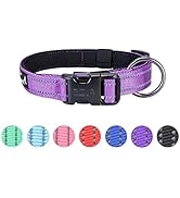EXCELLENT ELITE SPANKER Reflective Dog Collar Classic Soft Padded Breathable Nylon Adjustable Pet...