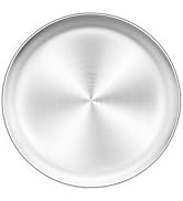 TeamFar Pizza Pan, 10 inch Pizza Pan Stainless Steel Pizza Oven Pan Tray | Round Pizza Baking Pan...