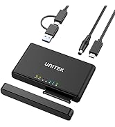 Unitek M.2 and SATA to USB Duplicator with 2.5" /3.5" SATA Hard Drive Adapter Converter, USB C 3....