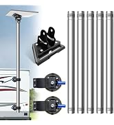 Starlink Mini Pole Mount, Lymorexan 8 Ft Starlink Mimi Mounting Kit with RV Ladder, Removable Sta...