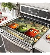 HOMETITUTE Stove Top Covers for Electric 28x20 Inches Kitchen Counter Protector Heat Resistant Di...