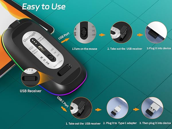 led wireless mouse