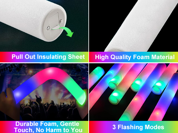 foam light up sticks wedding