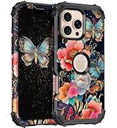 Hekodonk for iPhone 16 Pro Max Case,Glow in The Dark Three Layer Heavy Duty Shockproof Protection...