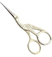 BIHRTC 4.5" Stainless Steel Sharp Tip Classic Stork Scissors Crane Design Sewing Scissors DIY Too...