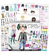Fashion Angels Designer Kit for Girls, Fashion Activity Sticker Book with 700+ Stickers, Road Tri...