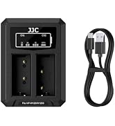 JJC NP-W126 NP-W126S Battery Charger USB Dual Slot for Fuji Fujifilm X-E5 X-M5 X-T50 XT50 X-T30 I...
