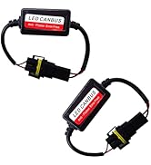 WZP 2PCS H11/H8/H9 Canbus Decoder, Waterproof LED Light Canbus Decoder, Canbus Error-free Anti Fl...
