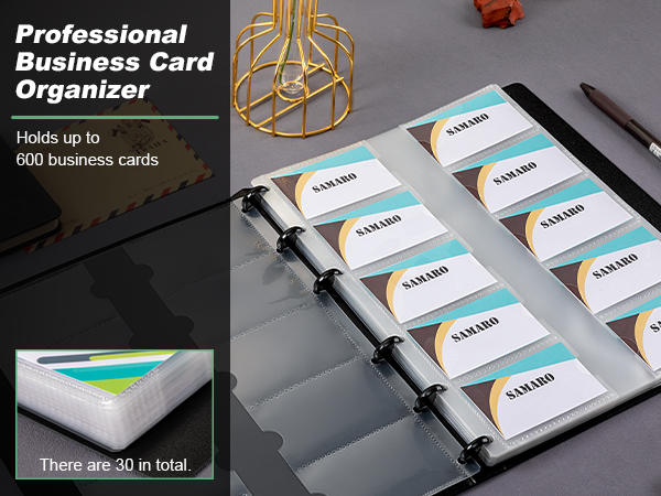 Business Name Card Book Holder