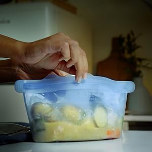 ziploc endurables silicone food storage containers