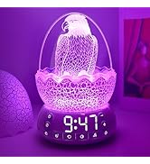 Kids Alarm Clock for Bedroom, Wake-Up Light with 20 Sleep Sounds Noise Machine & 8 Color Night Li...